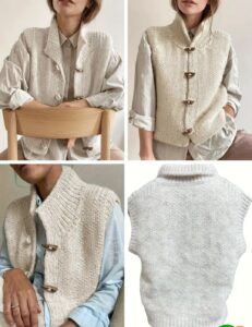 Texture Vest от Helga Isager